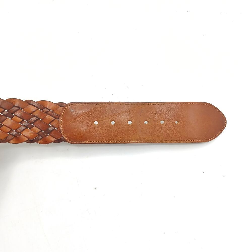 NEW COACH Vintage Woven Belt in British Tan / Boho Casual Gifting Cottage - Picture 7 of 11